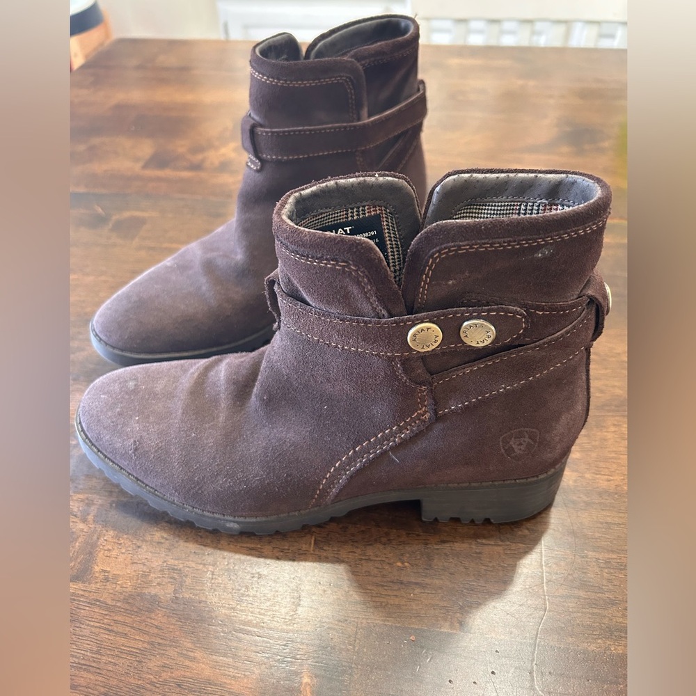 Ariat Charlie H2O Waterproof Chocolate Ankle Boots 10038291 Size 7.5